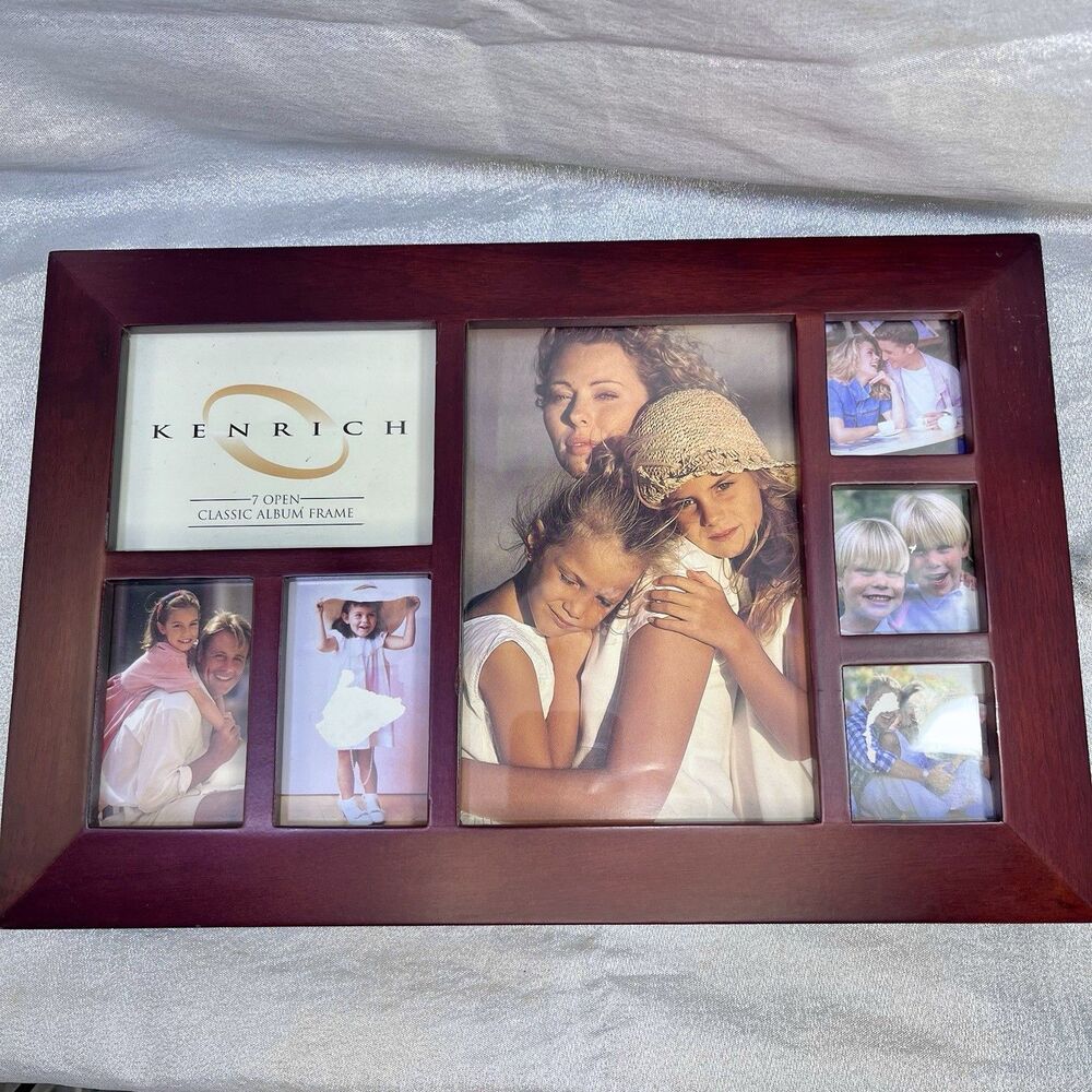 Kenrich Memory Book Photo Album - Wood Frame, 150+ Photos